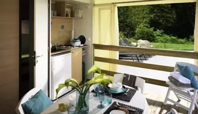 Camping des Sources* - Tithome 3 Rooms 4 People (without bathroom)