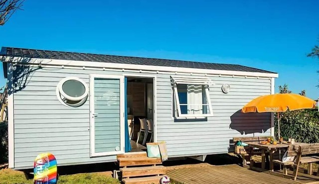 Camping Domaine du Cros d'Auzon* - 3-room Comfort mobile home for 4/6 people with air conditioning