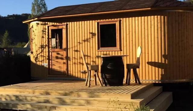 Camping Ecologique la Roche d'Ully* - Cottage Clavelin 1 room 2 people
