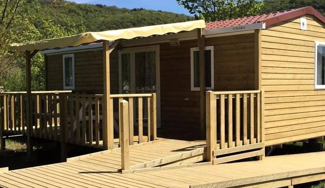 Camping Ecologique la Roche d'Ully* - Cottage Caborde PRM 3 rooms 4 people