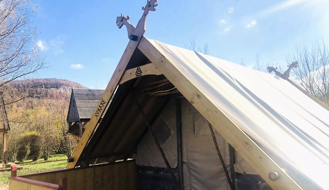 Camping Ecologique la Roche d'Ully* - Lodge Skàli 3 rooms 4 people Without Sanitary