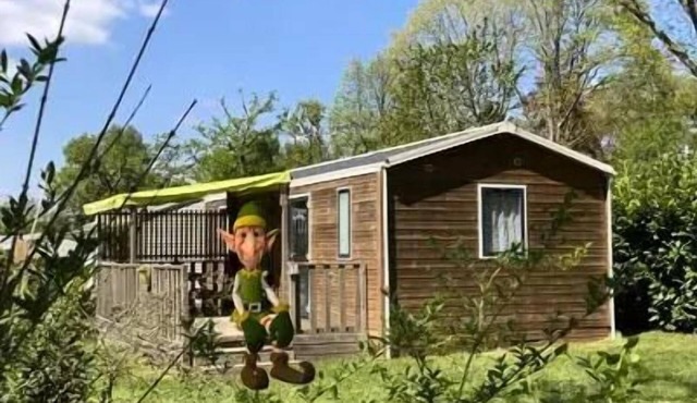 Camping Ecologique le Lac O Fées * - TROLL OU FARFADET - Mobil-home Confort 36m² - 3 chambres sur parcelle >100m2 6 personnes