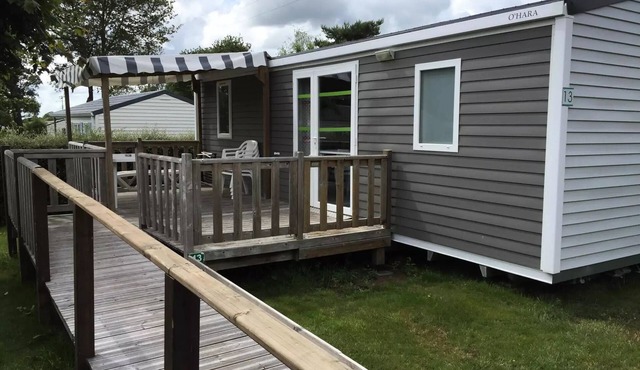 Camping Entre Terre et Mer * - PMR Comfort mobile home (2 bedrooms) adapted for people with reduced mobility 4 people