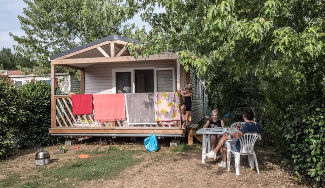 Camping Flower La Dourbie * - Mobile home Les Templiers 3 rooms 4 people