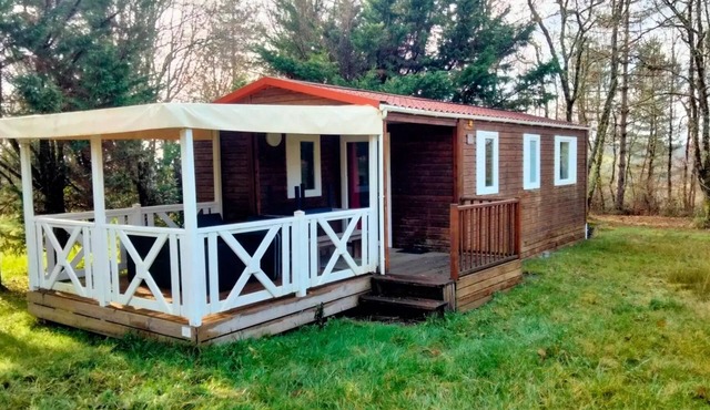 Camping Fontaine Du Roc* - Pleasant Mobile Home 3 Rooms 6 People