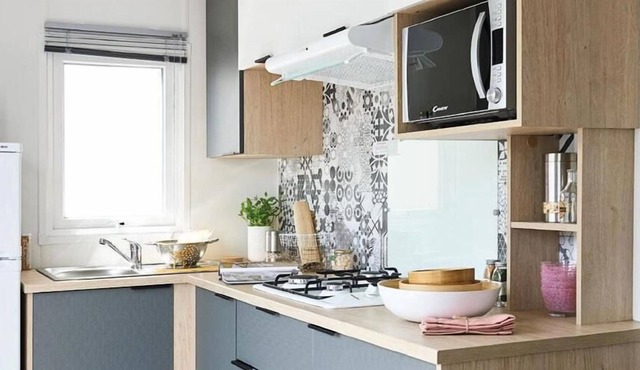 Camping De La Belle Etoile *** - 4-room Lodge Grand Confort mobile home for 6 people