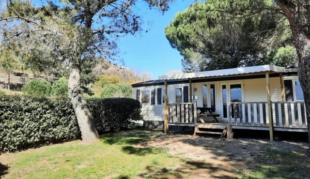 Camping les Casteillets*** - Premium 4-room mobile home for 8 people with air conditioning
