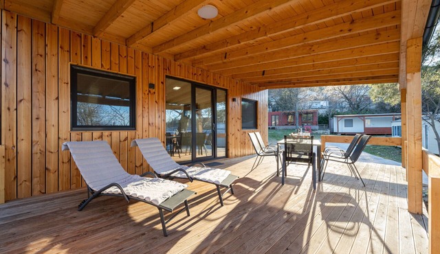 Camping Karin - Mobile houses Magoro near pool and beachfront