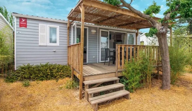 Camping Ker Yaoulet * - 3 Room Mobile Home 4/6 People + TV