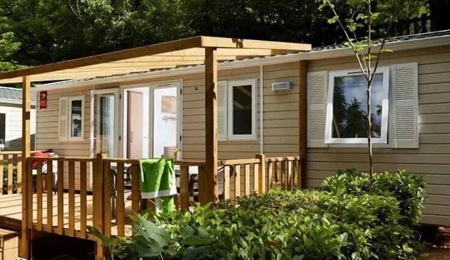 Camping Ker Yaoulet* - Evo 4 room mobile home 6/8 people TV