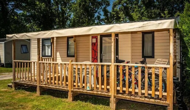 Camping Ker Yaoulet* - Family TV mobile home - 4 rooms - 6 people