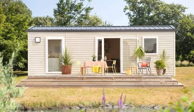 Camping l'Eau Vive * - Cottage Family Grand Luxe 3 ch 6 persons