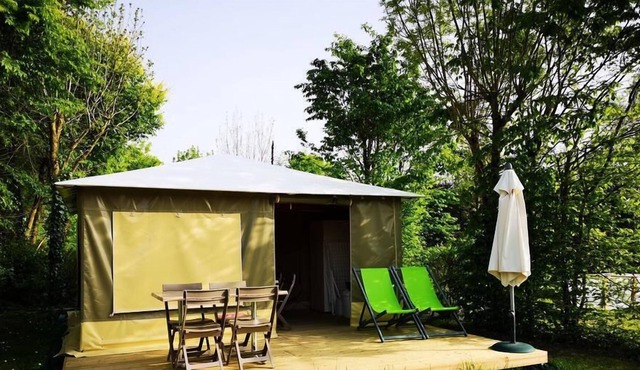 Camping l'Ile Cariot *** - 3-room Canvas Bungalow 4 people