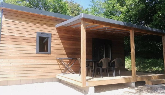 Camping L'Oasis du Berry * - PRESTIGE CHALET 6 PEOPLE 6 to 8 people - 6 people. included in the price