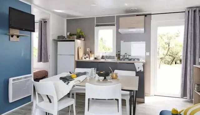 Camping L'Orée des Landes * - 4-room mobile home for 6 people