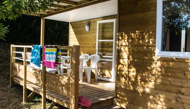 Camping La Clé de Saône * - Cottage Loggia - 2 bedrooms 4 people