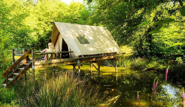 Camping LA FOUGERAIE * - Robinson Tent Alone in the World 2 people