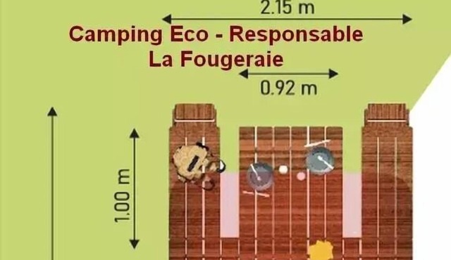 Camping LA FOUGERAIE *** - Cocoon Pond 2 people