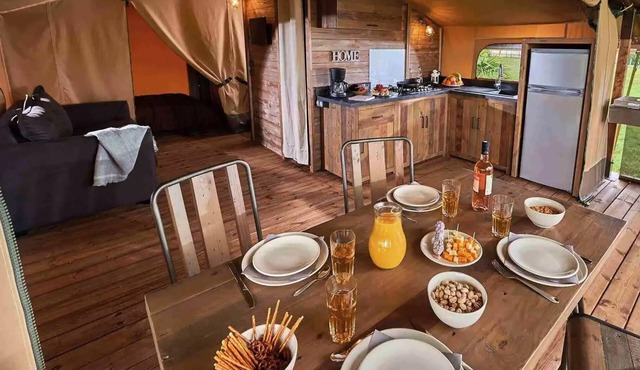 Camping LA FOUGERAIE * - Grand Comfort Lodge 7 people