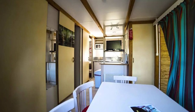 Camping LA FOUGERAIE * - 4 season chalet 5 people