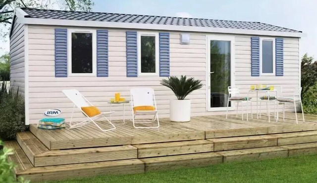 Camping La Maïre * - Mobile Home 4 Rooms 6 People Air Conditioned + TV