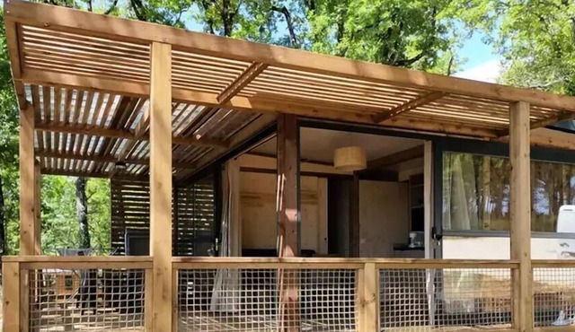 Camping La Truffière*** - Panoramic Nature Chalet 3 Rooms 5 People