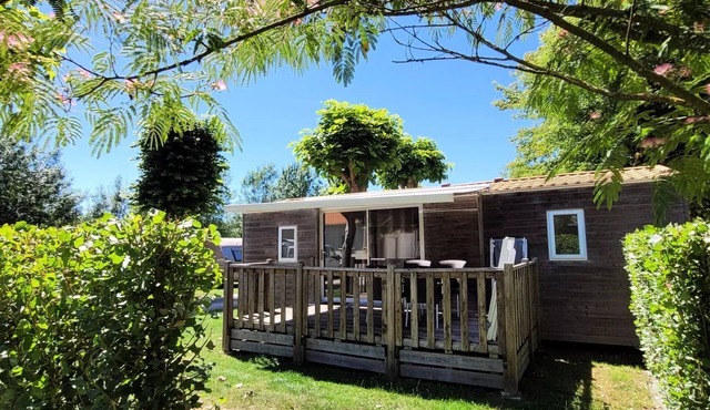 Camping La Venise Verte * - COMFORT mobile home 33 m² (2 bedrooms) + Terrace + TV 4 people
