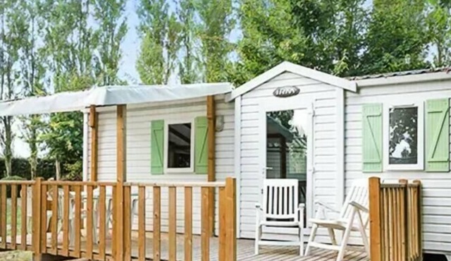 Camping Le Bois de Pleuven**** - Cozy 3-room Mobile Home 5 adults + 1 child under 12