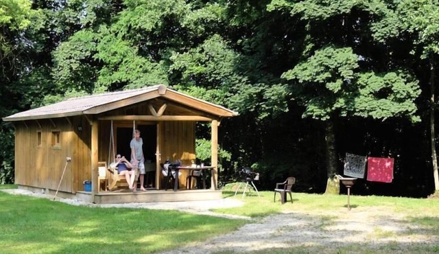 Camping le Buisson * - Wooden Chalet 3 rooms 4 people