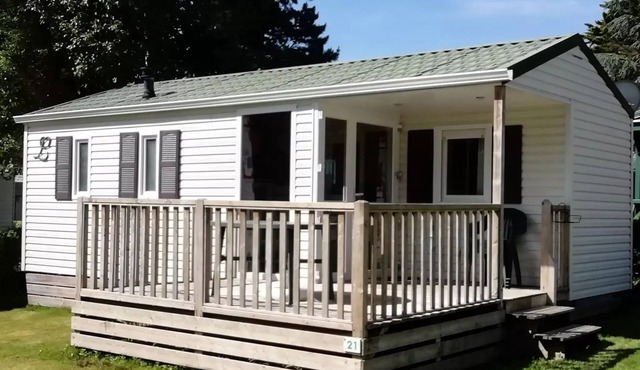 Camping Le Clos du Blavet * - Mobil home PACIFIC 30m2/2 bedrooms - Semi-covered terrace 5 people