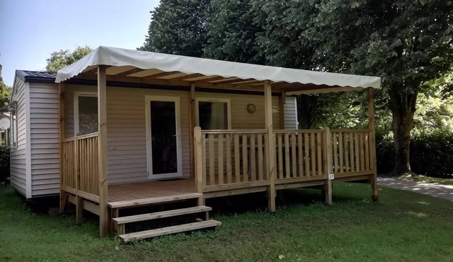 Camping Le Clos du Blavet * - Mobil home O'Hara 734 30 m2/2 bedrooms/covered terrace 18 m2 6 people