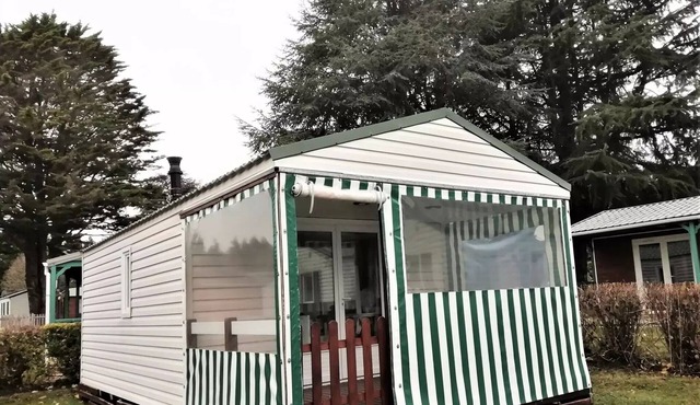 Camping Le Clos du Blavet * - Mobil home LONDON 24m2/2 bedrooms - covered terrace 4 people