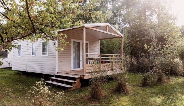 Camping Le Paradis * - Mobile Home Crocus 3 Rooms 4 People + TV