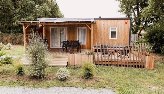 Camping Le Paradis * - Mobile Home Magnolia 3 Rooms 4 People Air-conditioned + TV