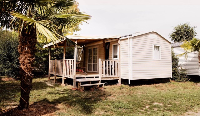 Camping Le Paradis * - Mobile Home Tournesol 3 Rooms 4 People + TV