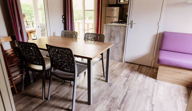 Camping Le Paradis * - Mobile Home Anémone 4 Rooms 6 People + TV