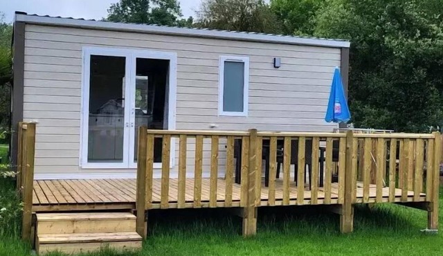 Camping Le Gué* - Mobile home 24 m² with air conditioning - 2 bedrooms - 4 people 4 people