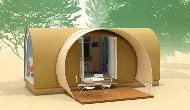 Camping le Jardin des Cévennes* - Coco Sweet 2 rooms 4 people Without Sanitary