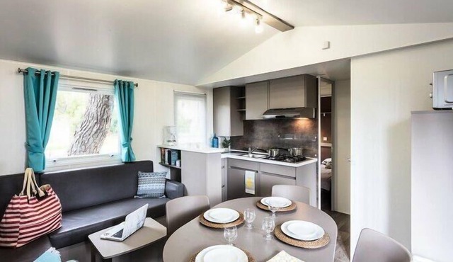 Camping Le Lac des Vieilles Forges *** - 4-room Classic XL mobile home for 6 people