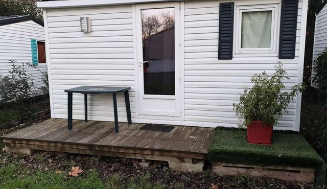 Camping le Moulin du Roy * - Small mobile home - 1 bedroom - 15m² - 2 people