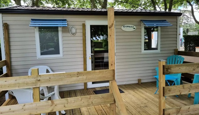 Camping le Moulin du Roy * - Ophéa mobile home - 1 bedroom - 18m² - 2 to 3 people - 2 people. included in the price