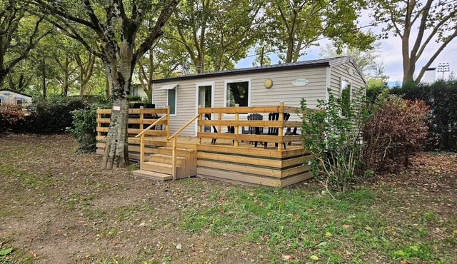 Camping le Moulin du Roy * - Mobile Home 2 bedrooms Comfort + Air conditioning 28 m² 4 to 5 people - 4 people included in the price