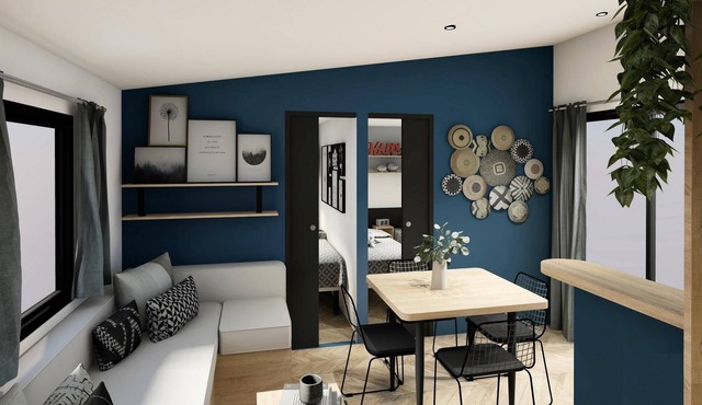 Camping Le Petit Trianon **** - 4-room Privilege mobile home for 6 people