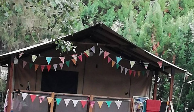 Camping le Pont * - Lodge tent BALI 5 people