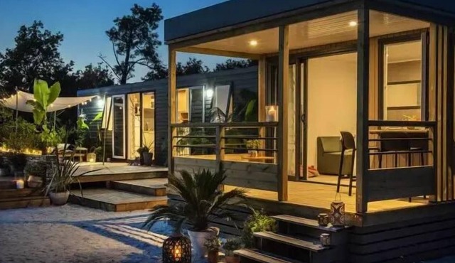 Camping Le Raguenès Plage* - Mobile home Living 3 rooms 4 people