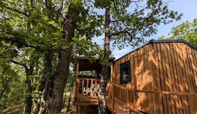 Camping le Roc del Rey* - Mobile home cabin for 4 people