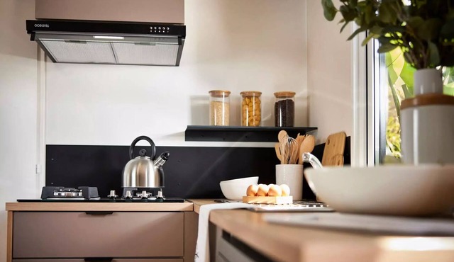 Camping Le Sous Bois * - MH NEST 33 3 Bedrooms - Air conditioning/TV 6 people