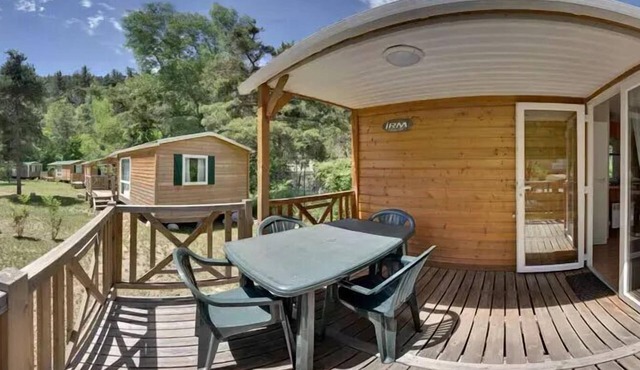 Camping Les Airelles * - 3 Room Mobile Home 4/6 People