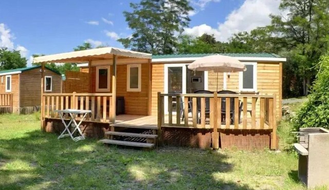 Camping Les Airelles * - Comfort Mobile Home 4 Rooms 6 People