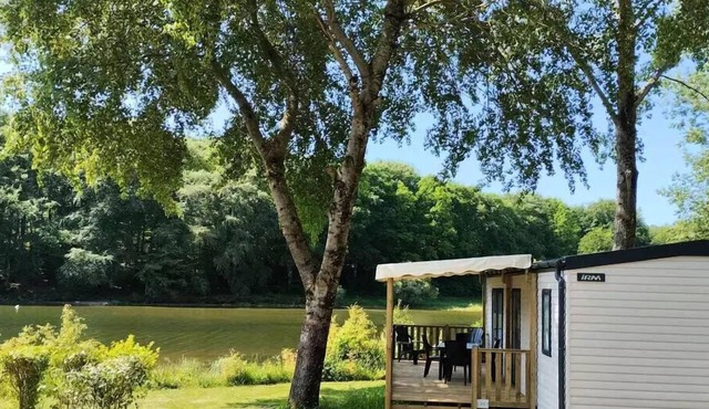 Camping Les Cantarelles * - Mobil home Comfort - 2 bedrooms - Lake view 4 people